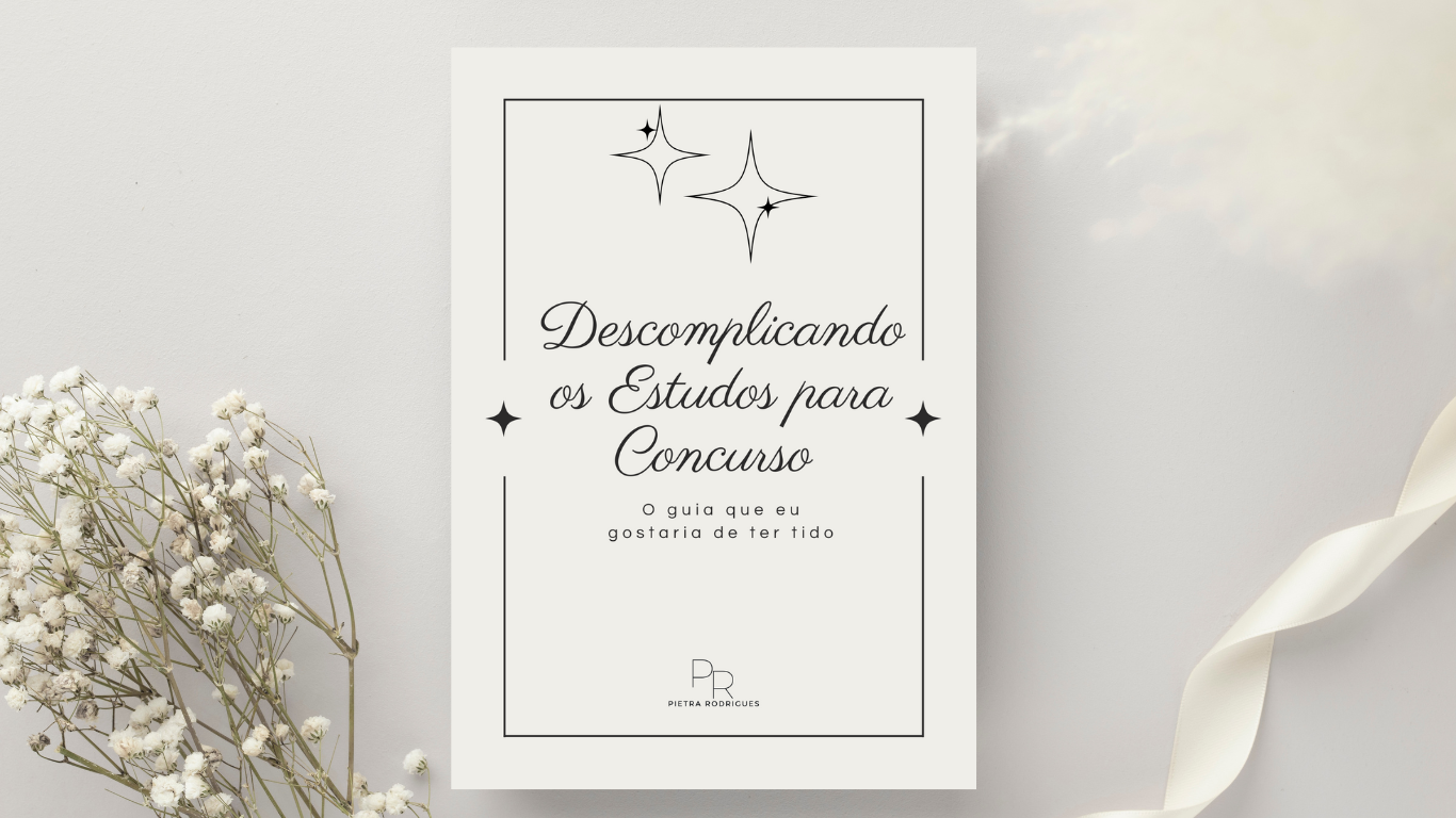 E-book Descomplicando os Estudos para Concurso